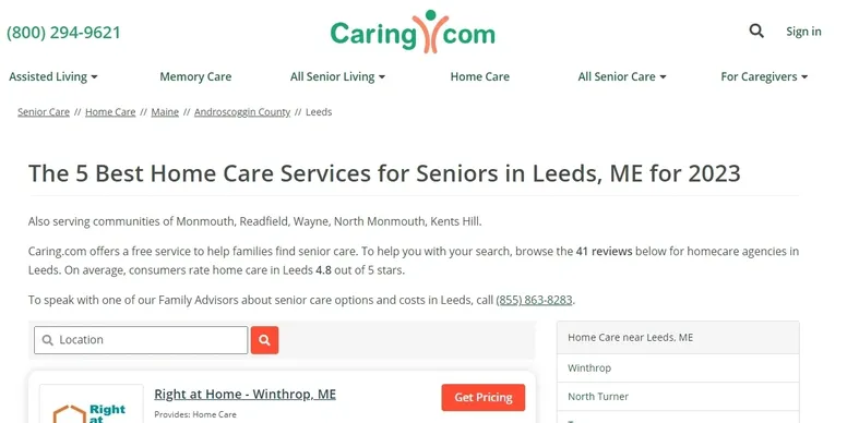 Top senior home care providers